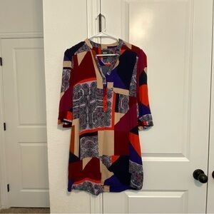 Maeve Multicolor Geometric Print dress 2